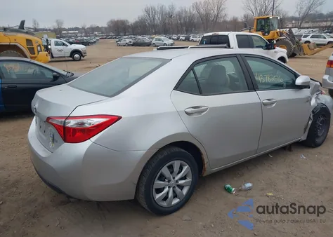 2016 Toyota Corolla Le from USA, damaged, VIN 2T1BURHE4GC500986